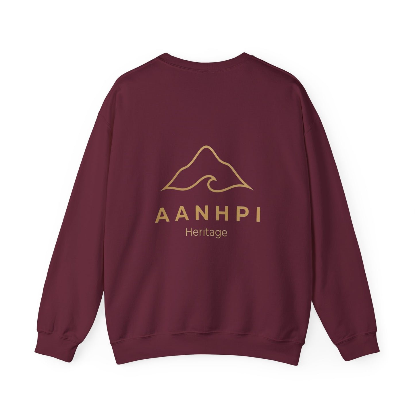"AANHPI Heritage Pride" Crewneck Sweatshirt — Asian American Native Hawaiian Pacific Islander Heritage Month Pullover