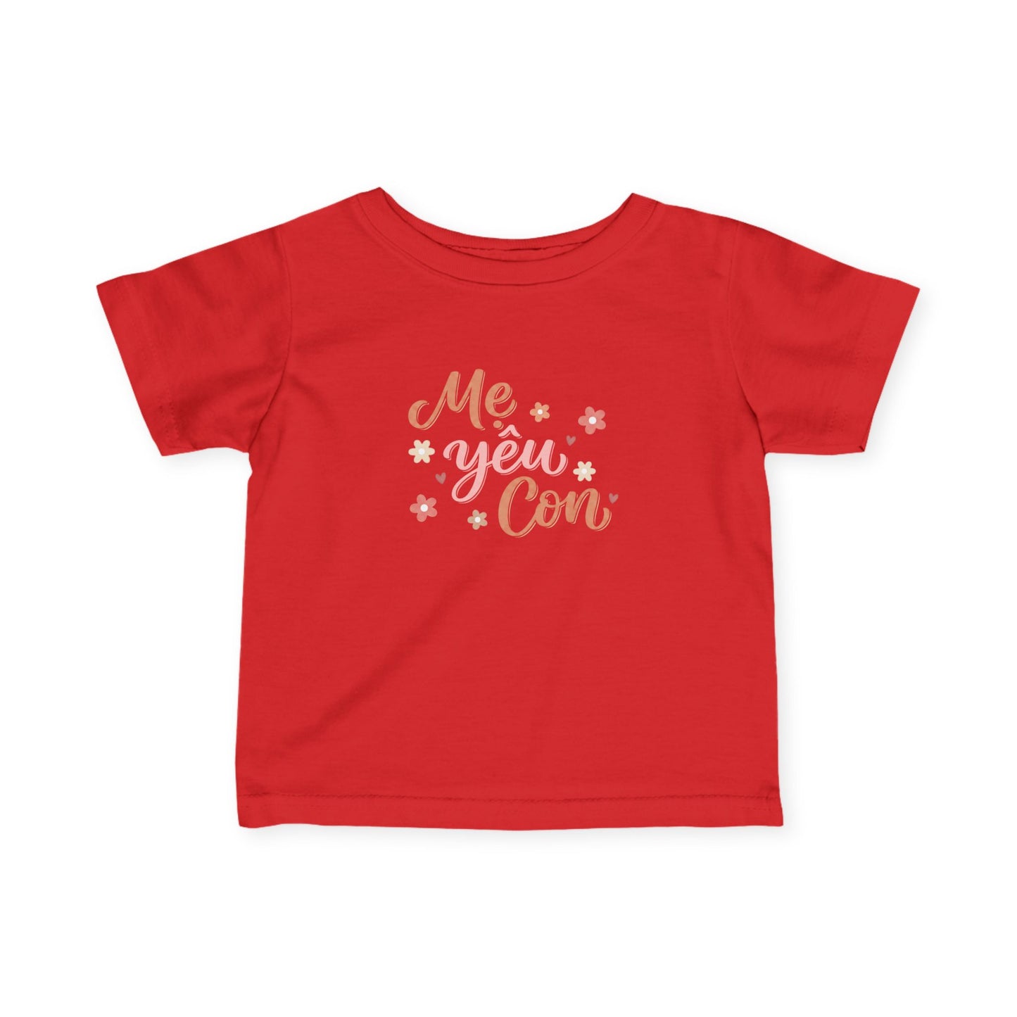 "Mẹ Yêu Con" Vietnamese American Toddler Tee Shirt
