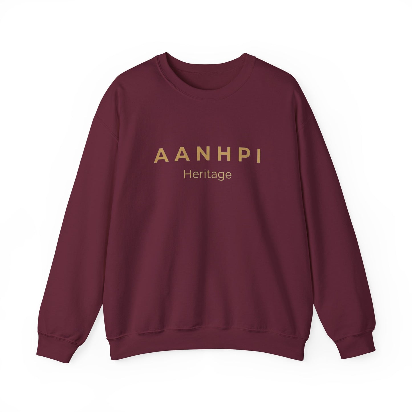 "AANHPI Heritage Pride" Crewneck Sweatshirt — Asian American Native Hawaiian Pacific Islander Heritage Month Pullover