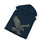 Eagle Outline Hoodie — Minimalist Soaring Eagle Graphic