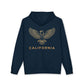 Eagle Outline Hoodie — Minimalist Soaring Eagle Graphic