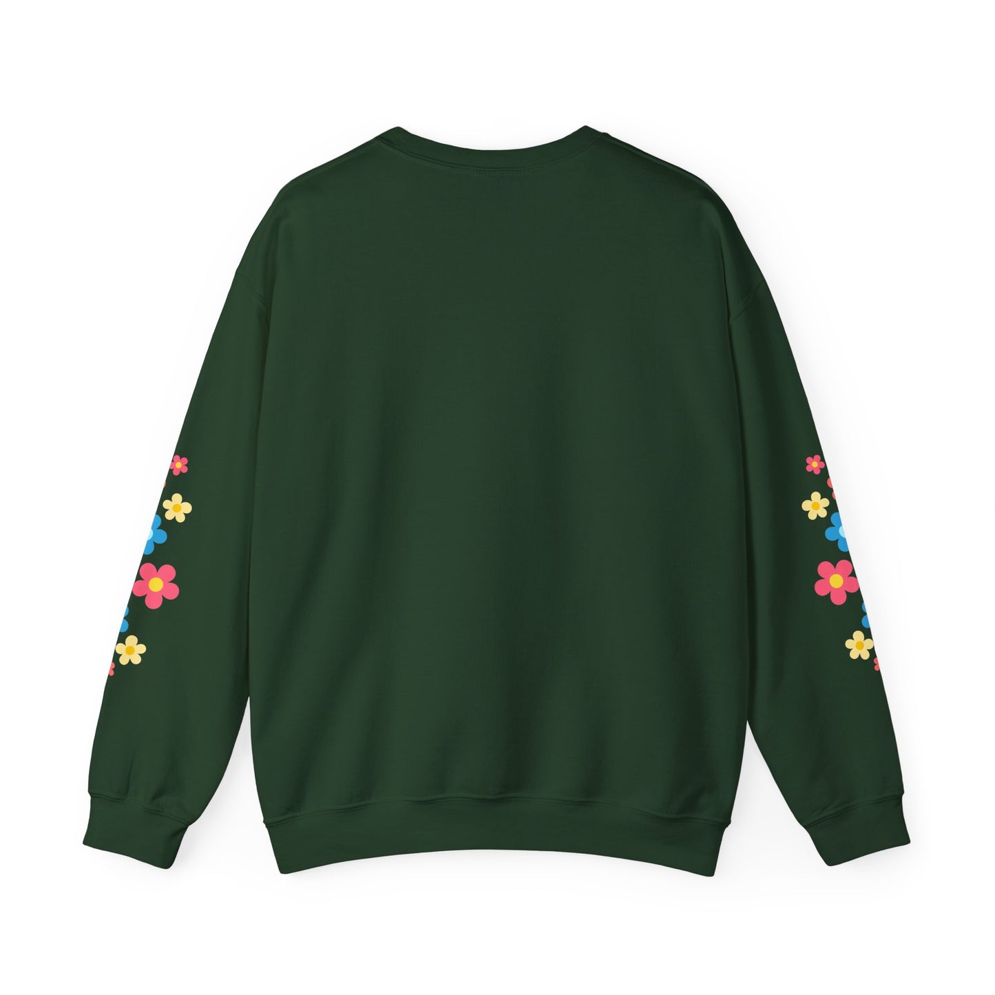 "Mẹ Mode: Always On" Vietnamese American Mom Floral Crewneck Sweatshirt