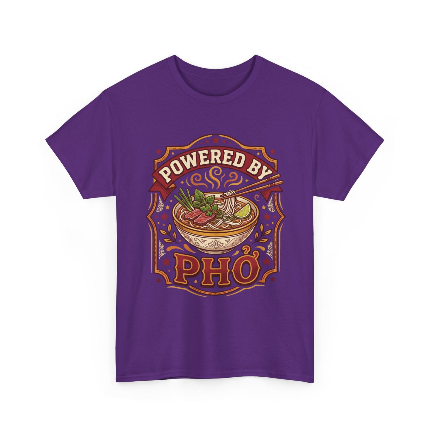 "Powered by Phở" T-Shirt — Vietnamese American Pride Tee