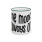 "Mẹ Mode: Always On" Accent Rim Coffee Mug for Vietnamese American Mothers