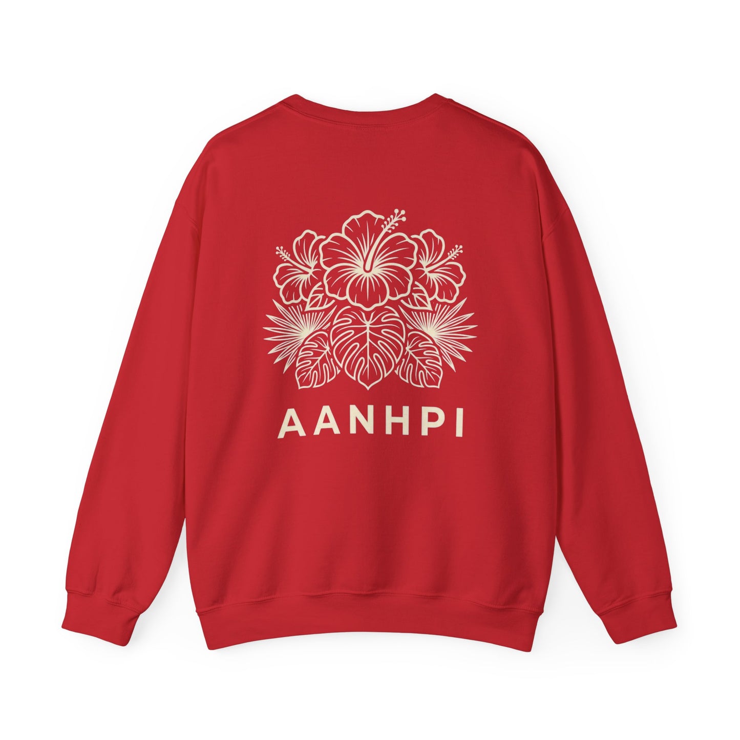 "AANHPI Heritage Pride" Crewneck Sweatshirt — Asian American Native Hawaiian Pacific Islander Heritage Month Pullover