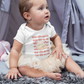 "Con Yêu Ba Má" Baby Onesie — Vietnamese American 'I Love Mom & Dad' Newborn Bodysuit, Cute Dumpling Family Gift
