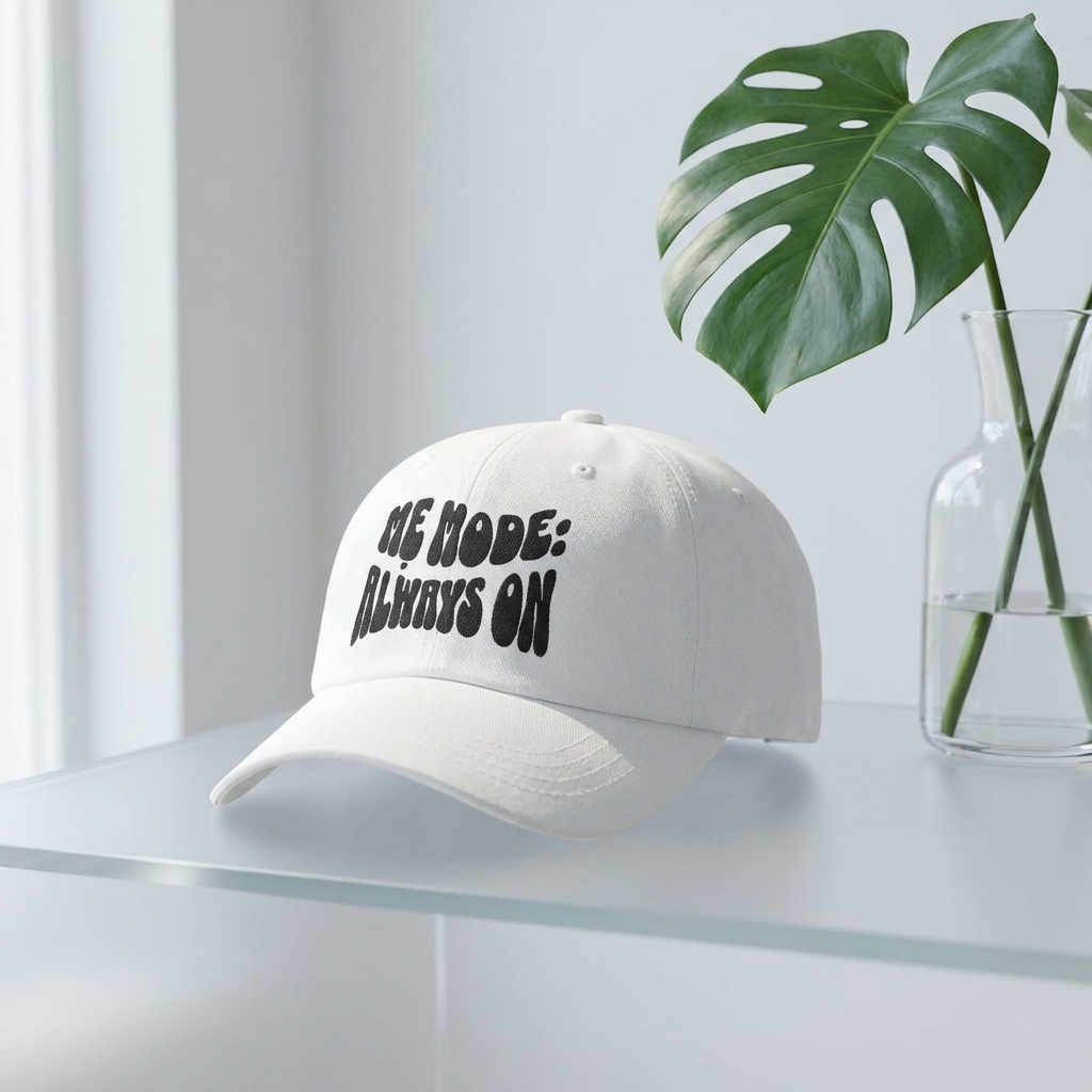 "Mẹ Mode: Always On" Embroidered Dad Cap for Vietnamese American Moms