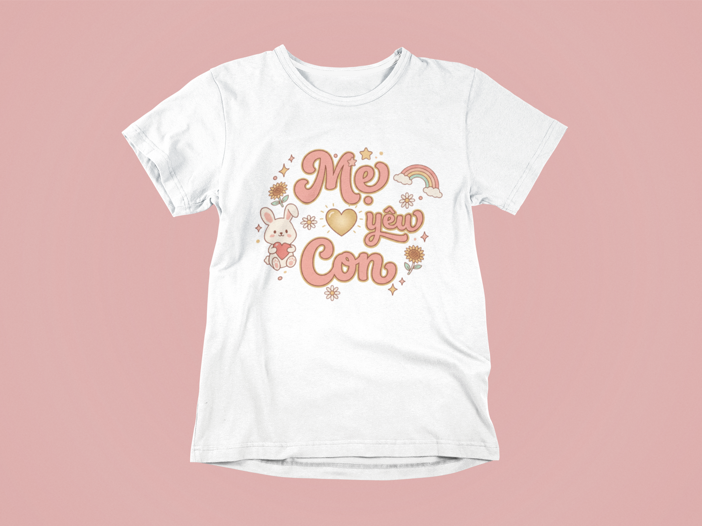 "Mẹ Yêu Con" Vietnamese American Toddler Tee