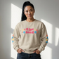 "Mẹ Mode: Always On" Vietnamese American Mom Floral Crewneck Sweatshirt