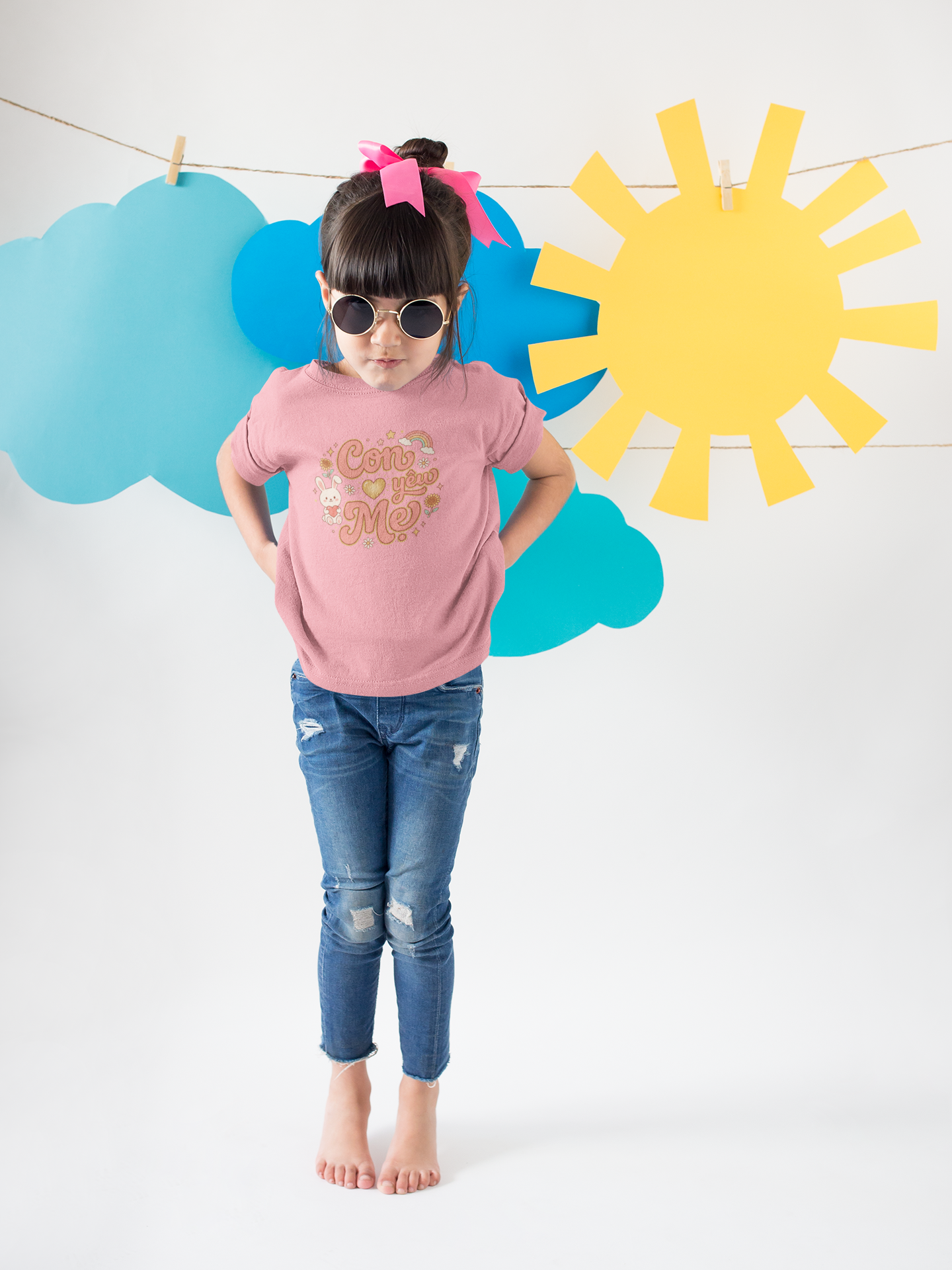 "Con Yêu Mẹ" Vietnamese American Mom-Loving Toddler Tee Shirt