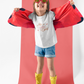 "Mẹ Yêu Con" Vietnamese American Toddler Tee Shirt