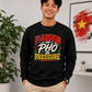"Raised on Phở and Pressure" Vietnamese American Long Sleeve Tee