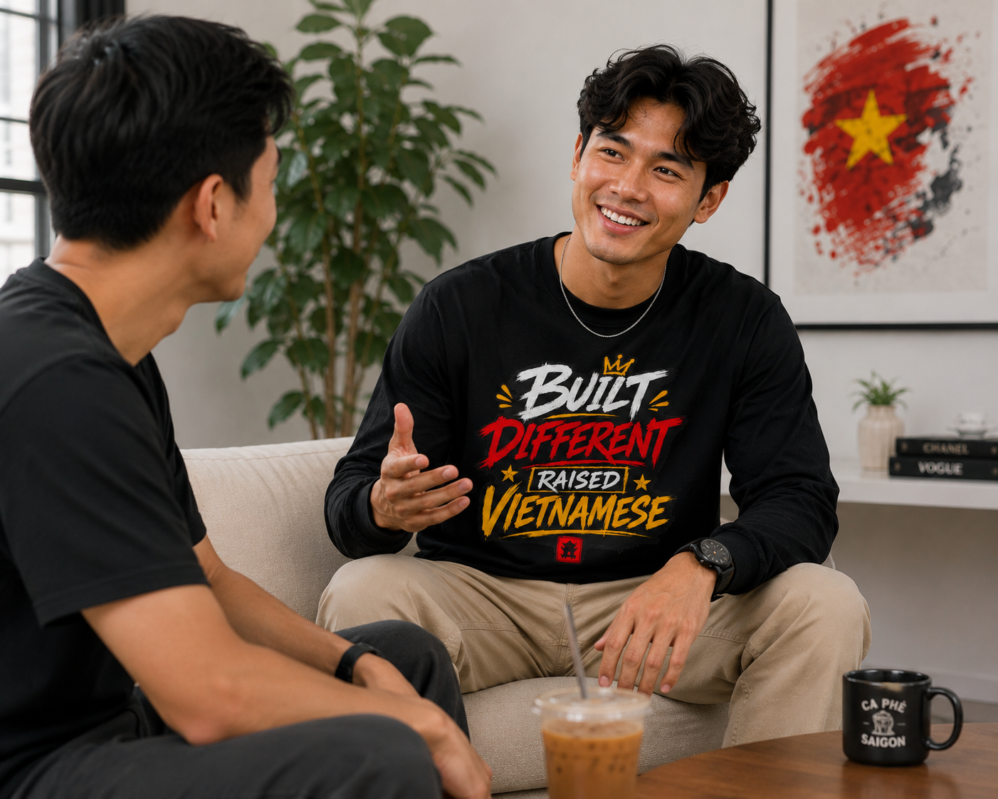 Built Different "Raised Vietnamese" Long Sleeve Tee