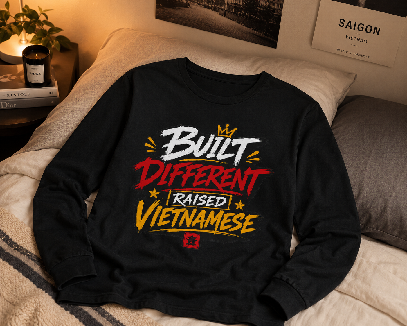 Built Different "Raised Vietnamese" Long Sleeve Tee