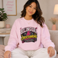 "Bilingual & Overthinking" Crewneck Sweatshirt — For Multilingual Deep Thinkers