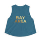 Bay Area Gold Foil Crop Top
