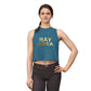 Bay Area Gold Foil Crop Top