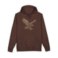 Eagle Outline Hoodie — Minimalist Soaring Eagle Graphic