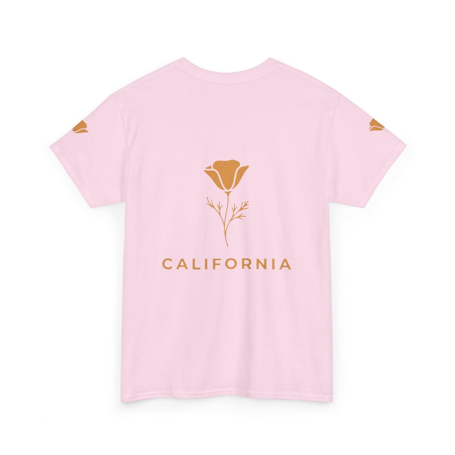 California Poppy Tee — Minimal Floral California T-Shirt