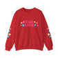 "Mẹ Mode: Always On" Vietnamese American Mom Floral Crewneck Sweatshirt