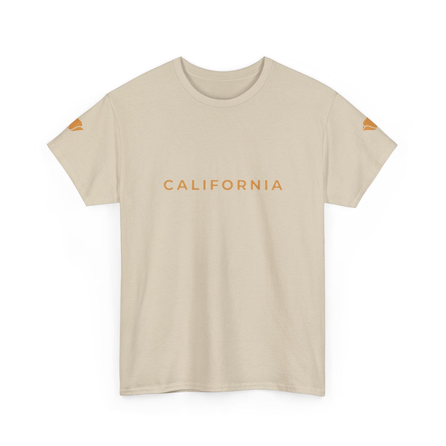California Poppy Tee — Minimal Floral California T-Shirt