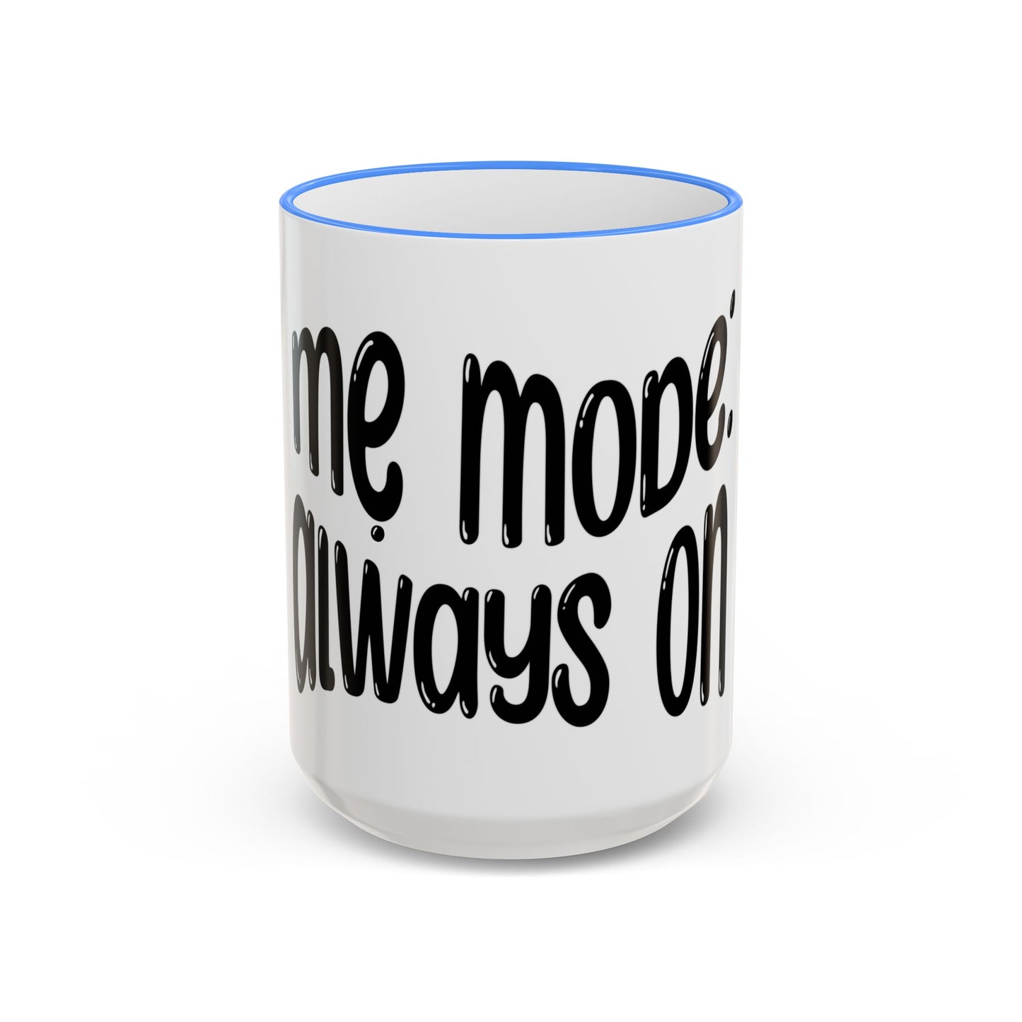 "Mẹ Mode: Always On" Accent Rim Coffee Mug for Vietnamese American Mothers