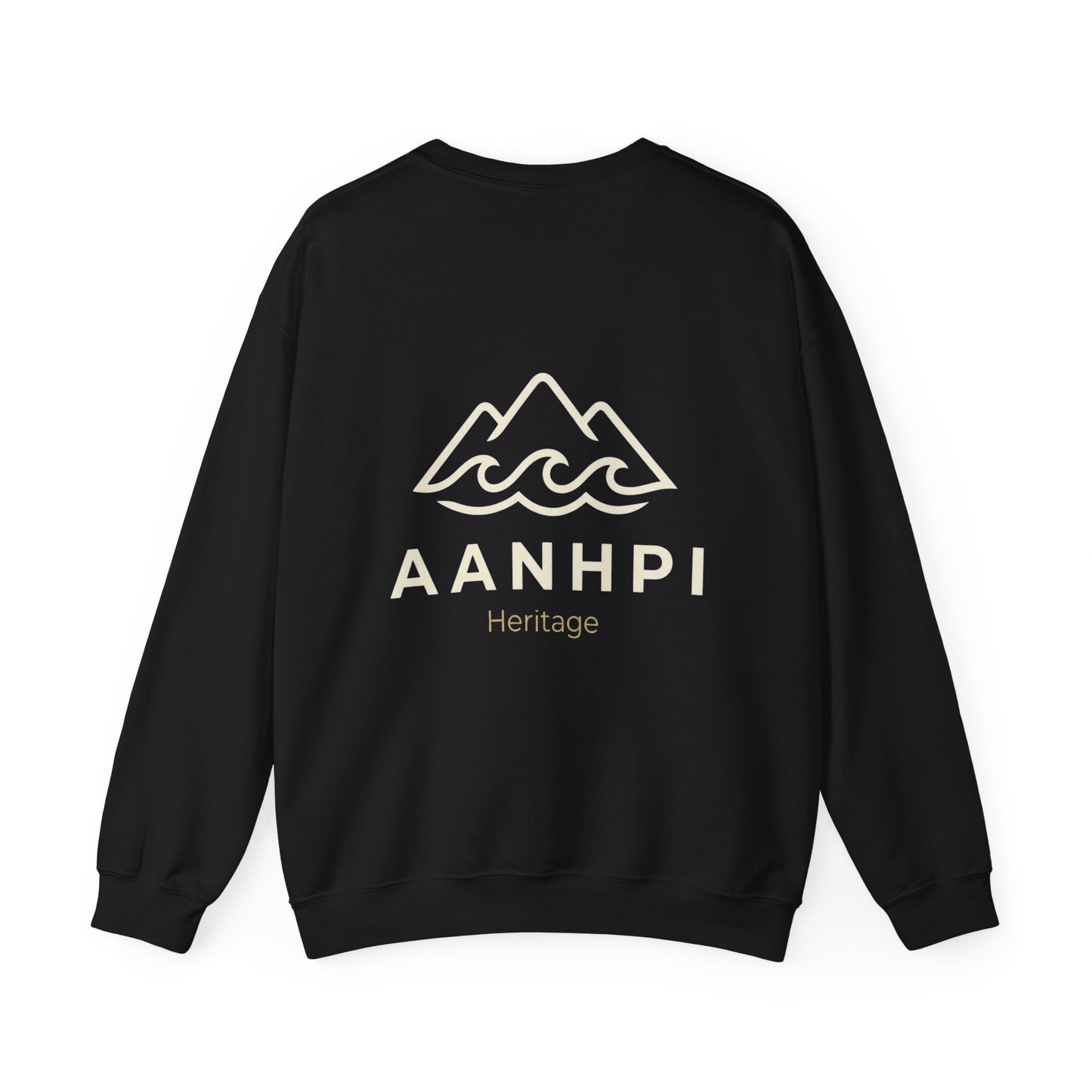 "AANHPI Heritage Pride" Crewneck Sweatshirt — Asian American Native Hawaiian Pacific Islander Heritage Month Pullover