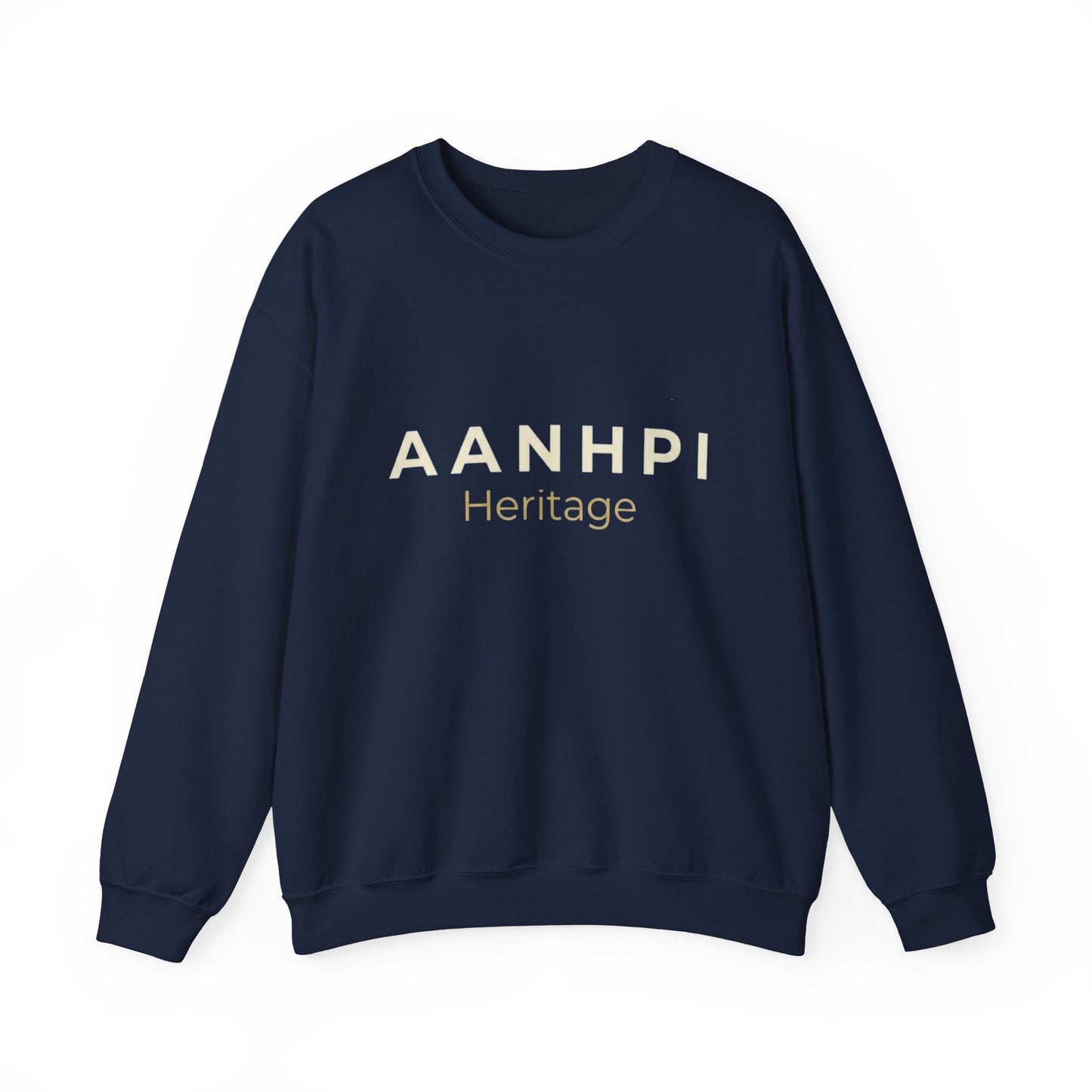 "AANHPI Heritage Pride" Crewneck Sweatshirt — Asian American Native Hawaiian Pacific Islander Heritage Month Pullover