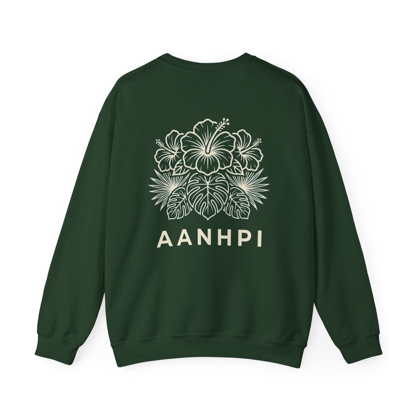 "AANHPI Heritage Pride" Crewneck Sweatshirt — Asian American Native Hawaiian Pacific Islander Heritage Month Pullover