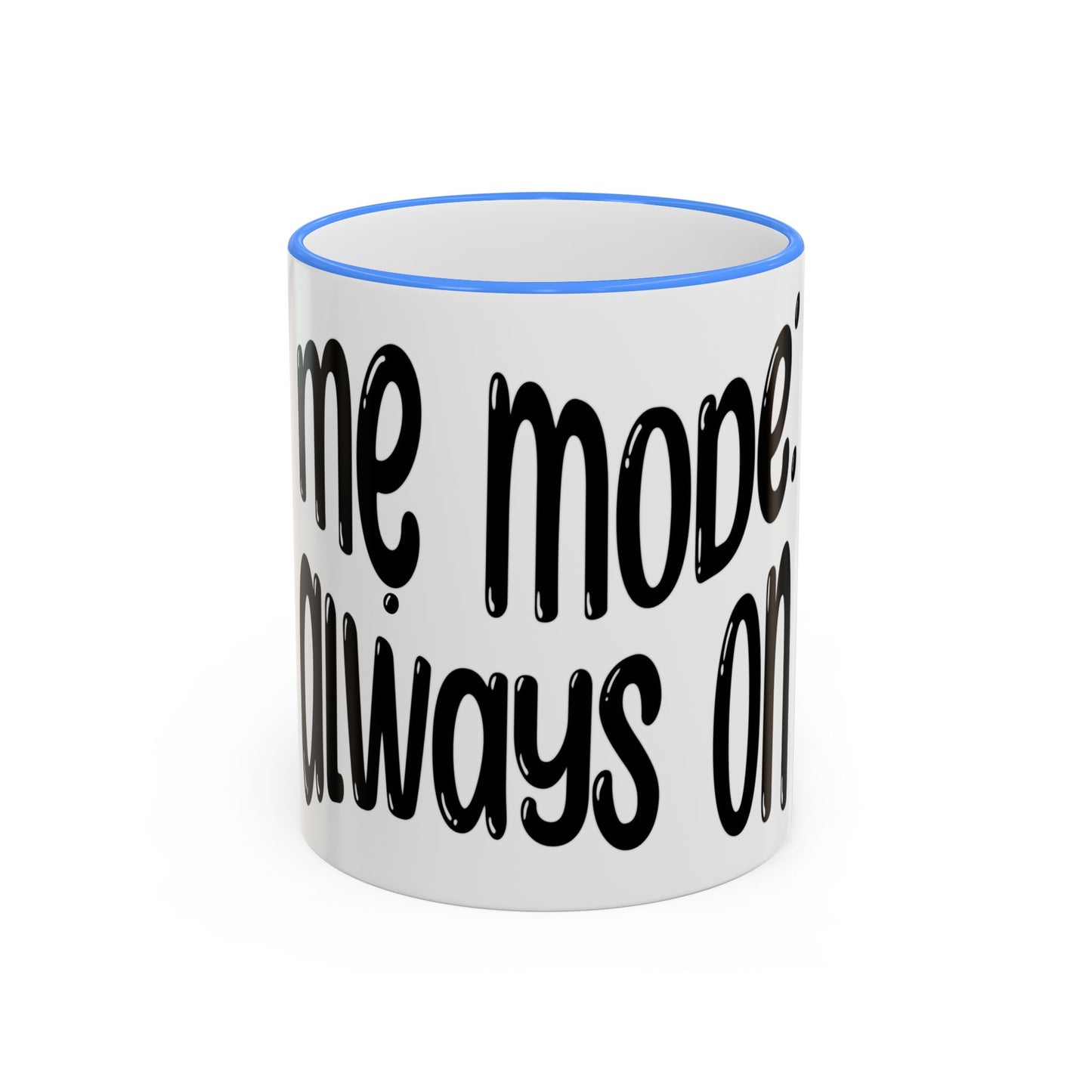 "Mẹ Mode: Always On" Accent Rim Coffee Mug for Vietnamese American Mothers