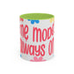 "Mẹ Mode: Always On" Floral Accent Coffee Mug (Pink) — Vietnamese American Mom Mug
