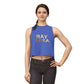Bay Area Gold Foil Crop Top