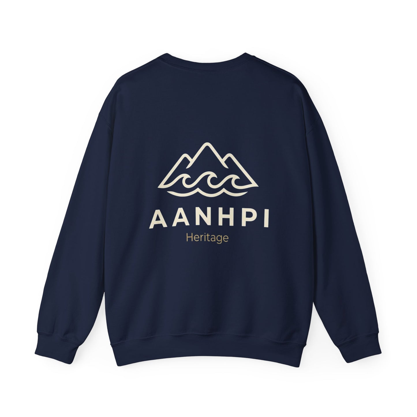 "AANHPI Heritage Pride" Crewneck Sweatshirt — Asian American Native Hawaiian Pacific Islander Heritage Month Pullover