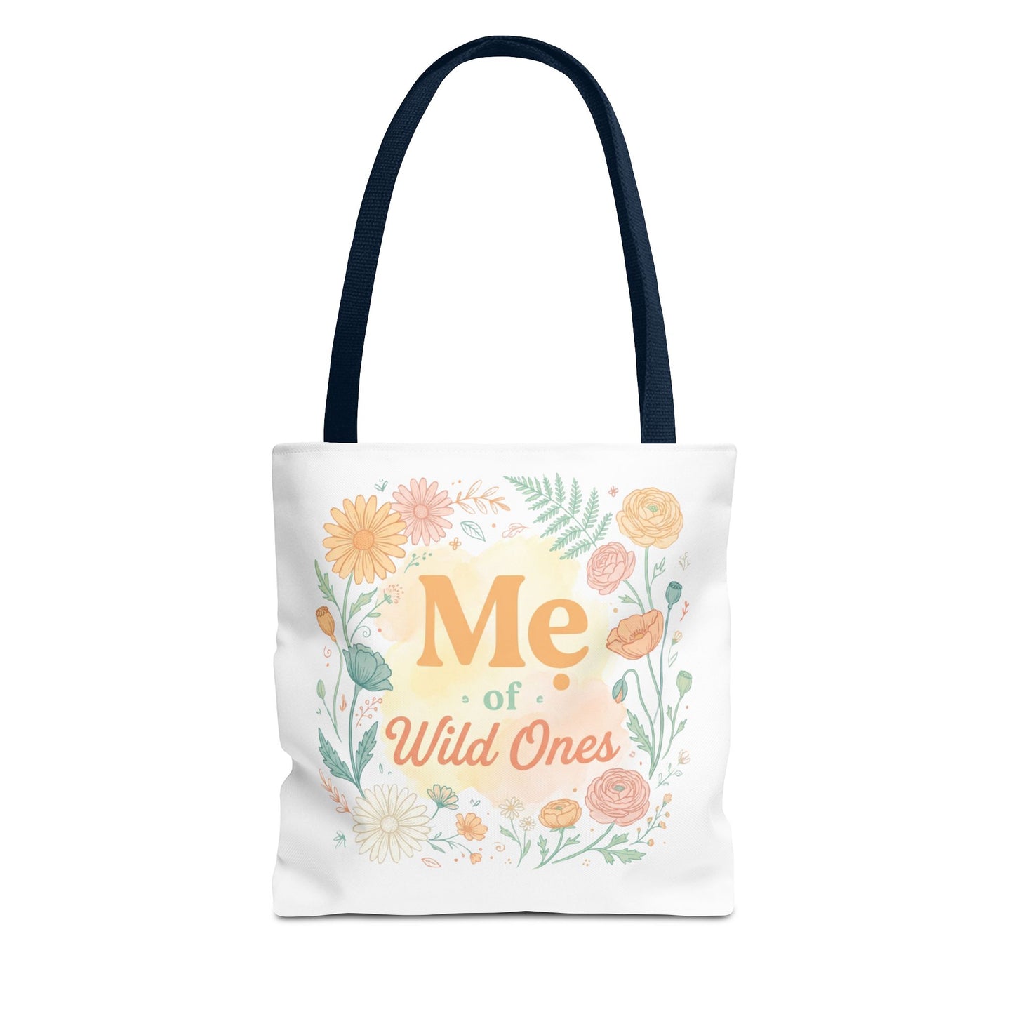 "Mẹ of Wild Ones" Floral Vietnamese-American Mom Tote Bag