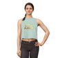 Bay Area Gold Foil Crop Top