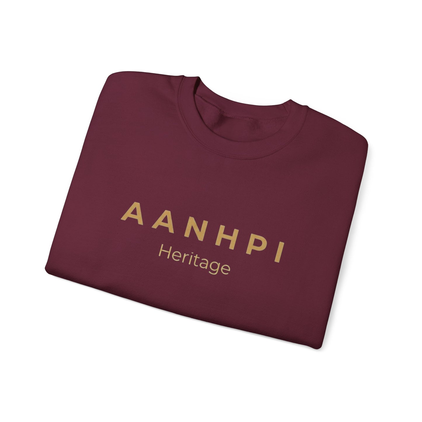 "AANHPI Heritage Pride" Crewneck Sweatshirt — Asian American Native Hawaiian Pacific Islander Heritage Month Pullover