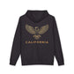Eagle Outline Hoodie — Minimalist Soaring Eagle Graphic
