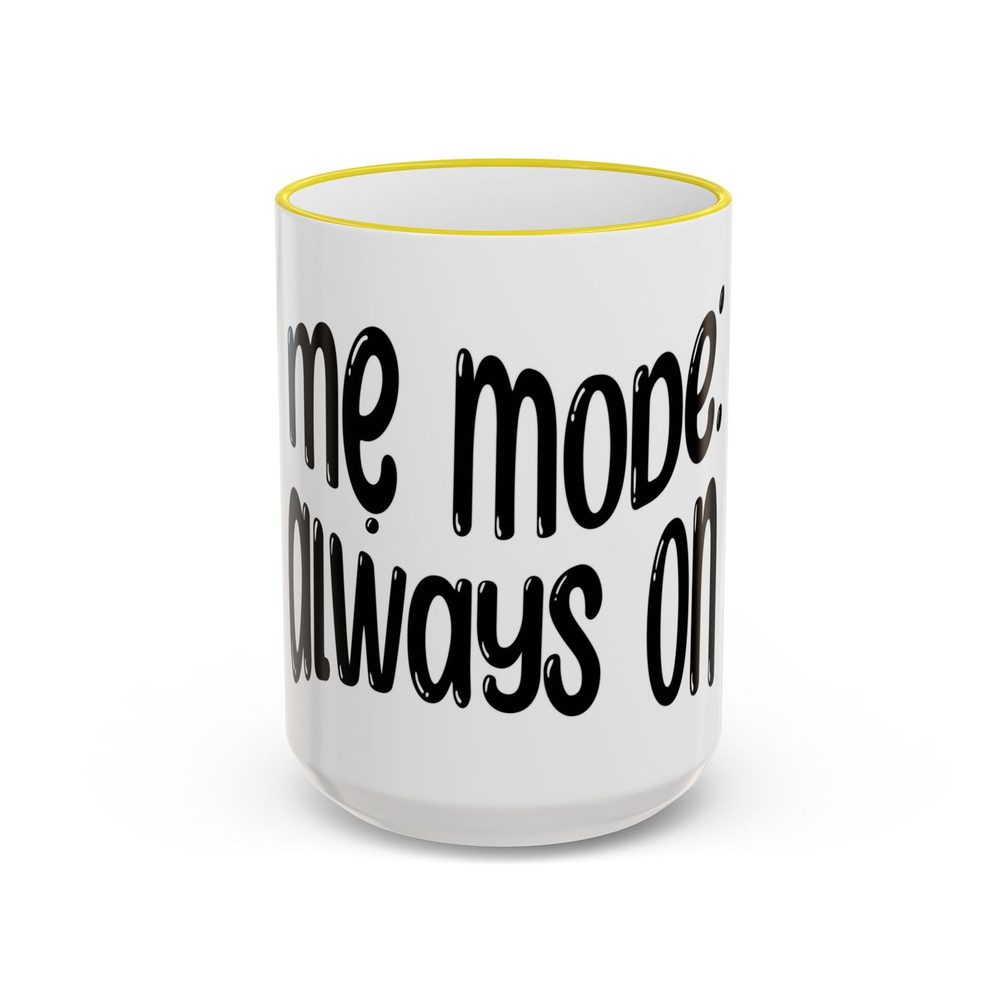"Mẹ Mode: Always On" Accent Rim Coffee Mug for Vietnamese American Mothers