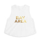 Bay Area Gold Foil Crop Top