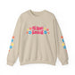 "Mẹ Mode: Always On" Vietnamese American Mom Floral Crewneck Sweatshirt