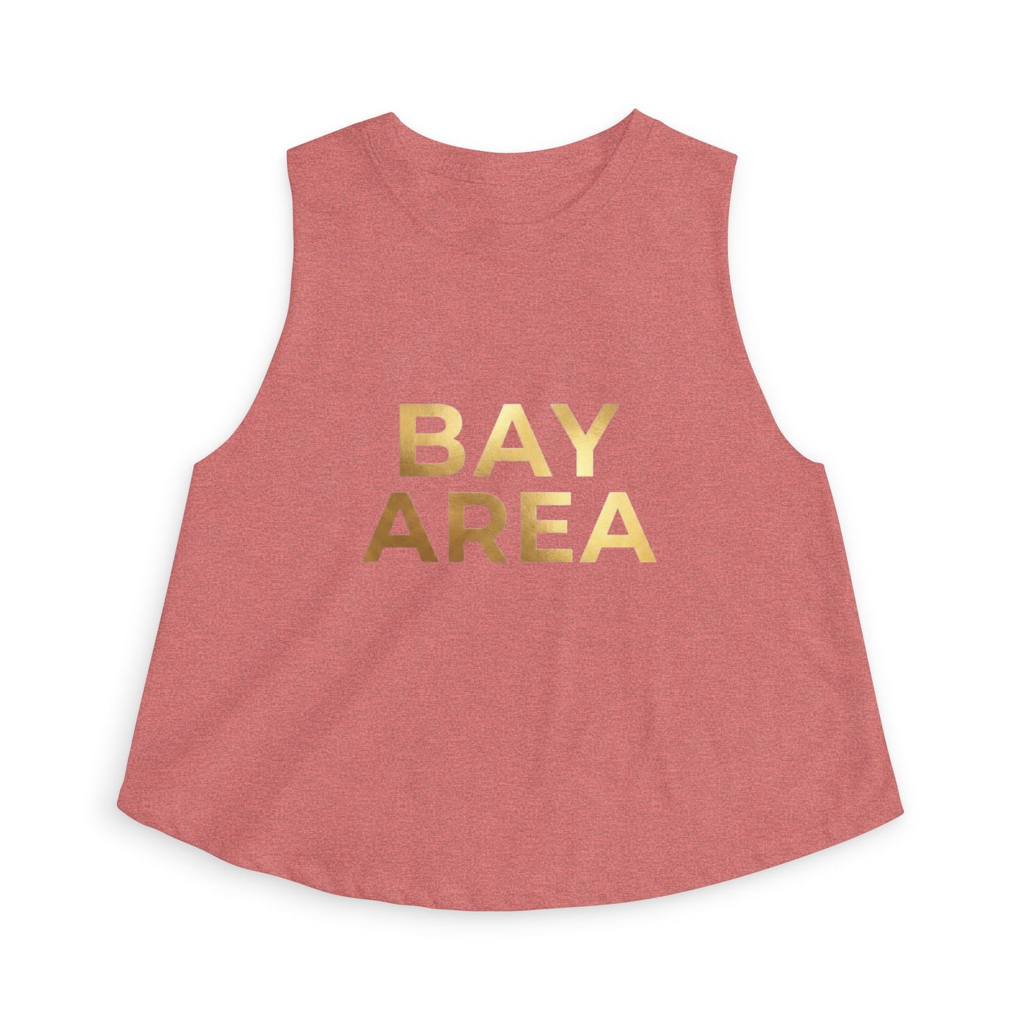 Bay Area Gold Foil Crop Top