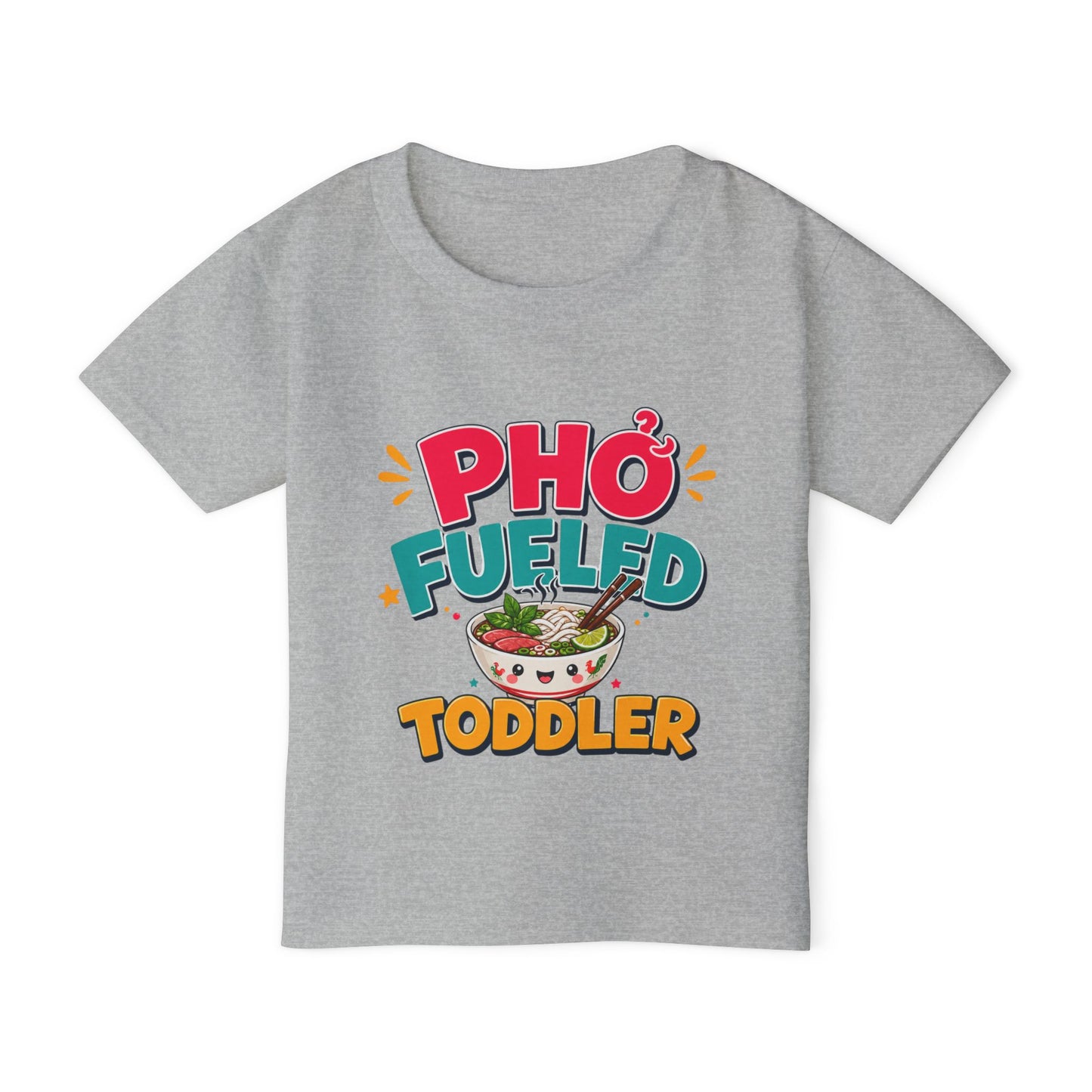 "Phở Fueled Toddler" Graphic Tee — Vietnamese American Kids Shirt