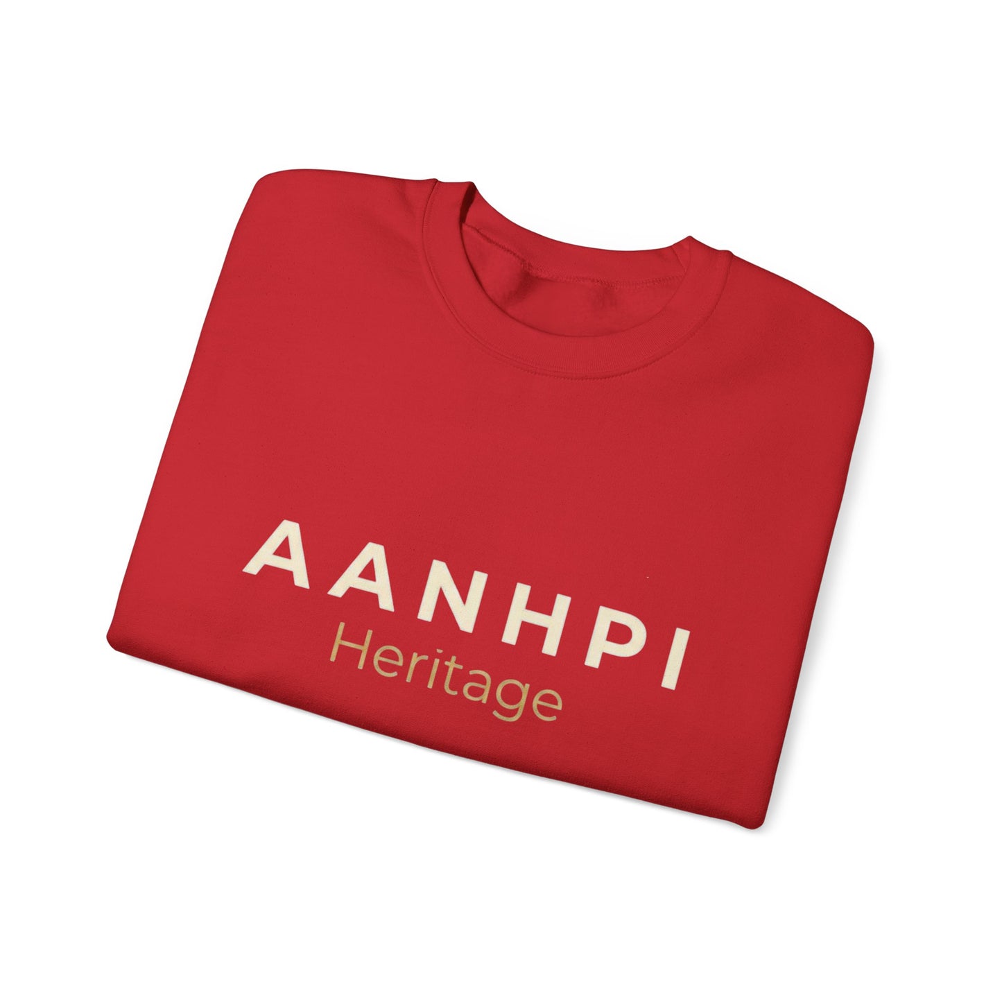 "AANHPI Heritage Pride" Crewneck Sweatshirt — Asian American Native Hawaiian Pacific Islander Heritage Month Pullover