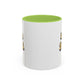 "Mẹ Fuel" Accent Coffee Mug — Retro Vietnamese Typography (11oz)