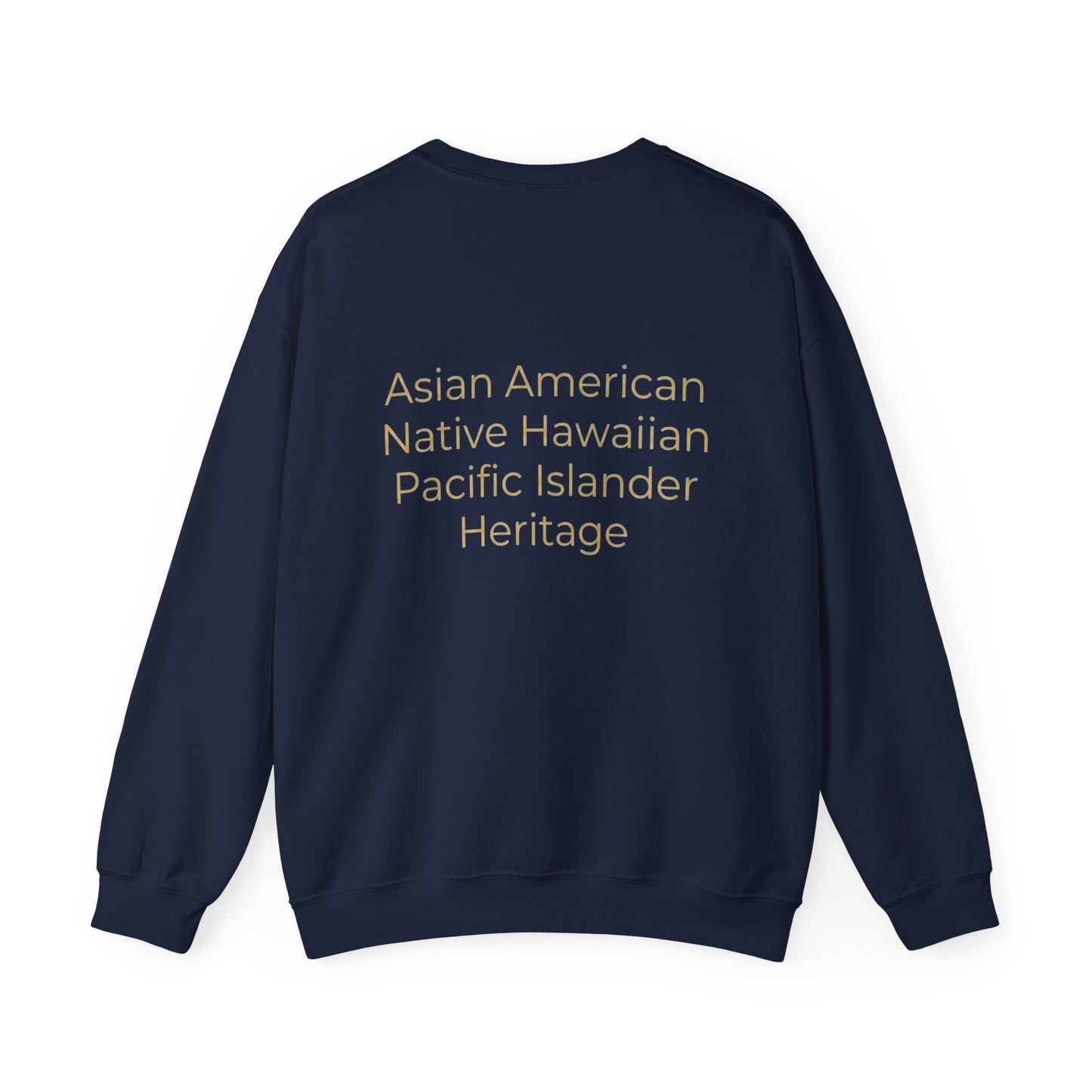"AANHPI Heritage Pride" Crewneck Sweatshirt — Asian American Native Hawaiian Pacific Islander Heritage Month Pullover