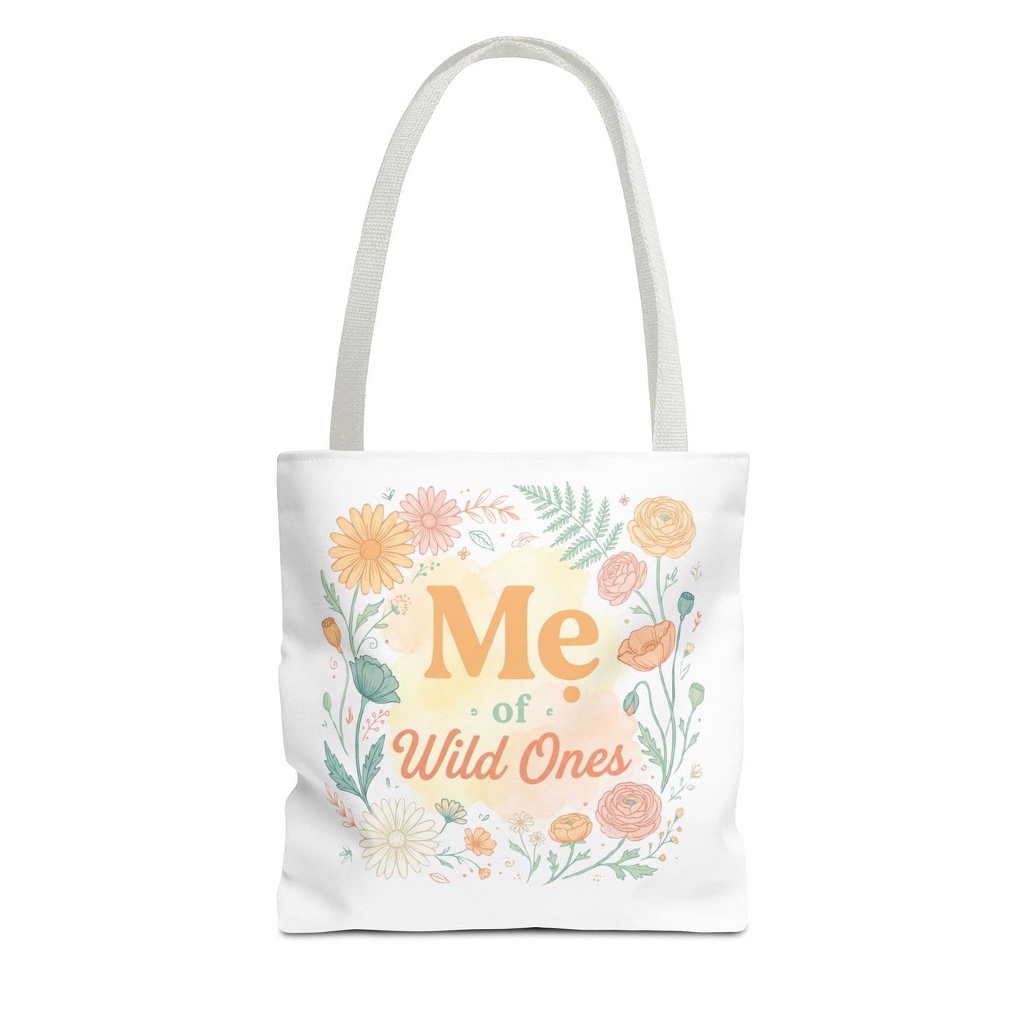 "Mẹ of Wild Ones" Floral Vietnamese-American Mom Tote Bag