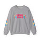 "Mẹ Mode: Always On" Vietnamese American Mom Floral Crewneck Sweatshirt