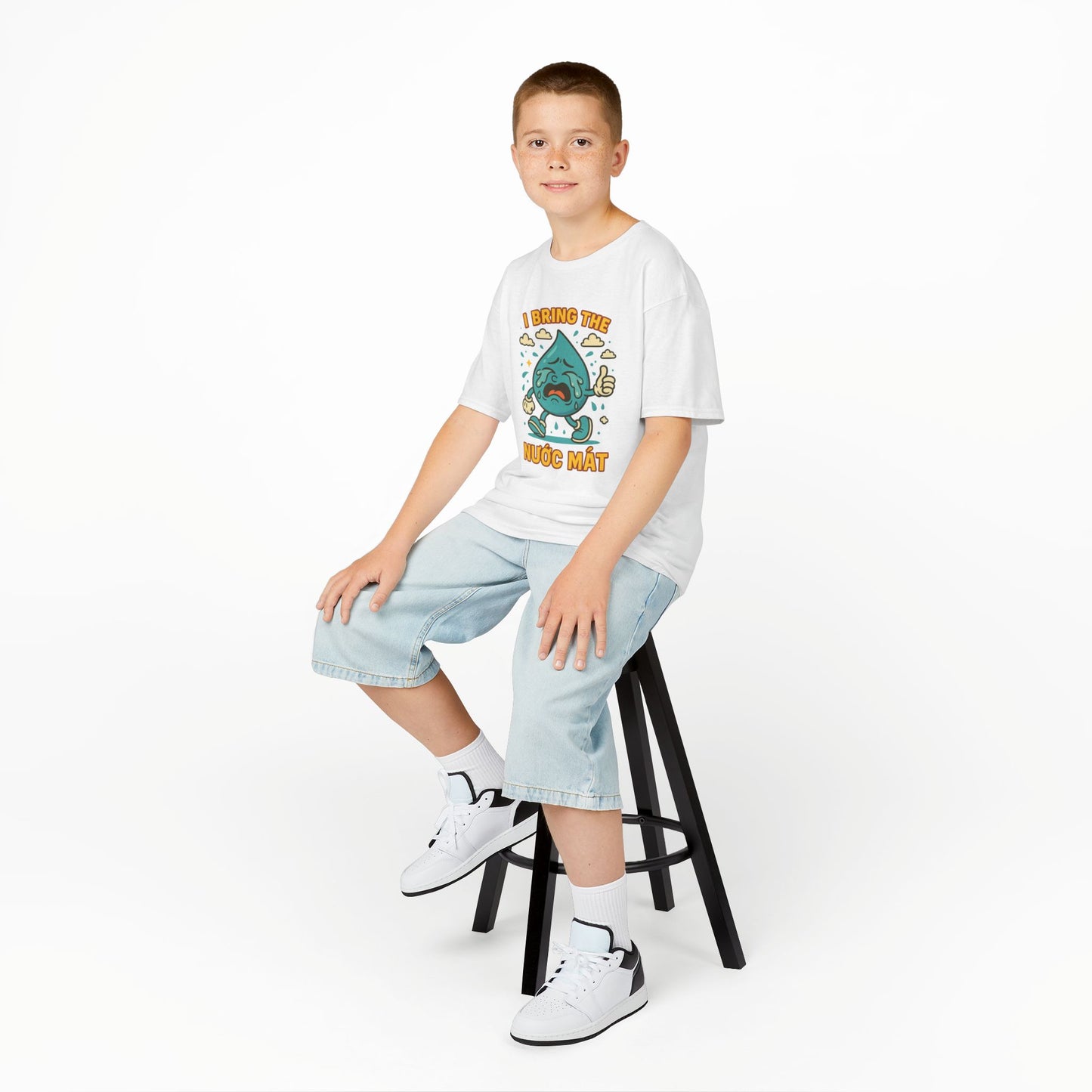 Youth Funny Graphic Tee - "I Bring The Nước Mắt"