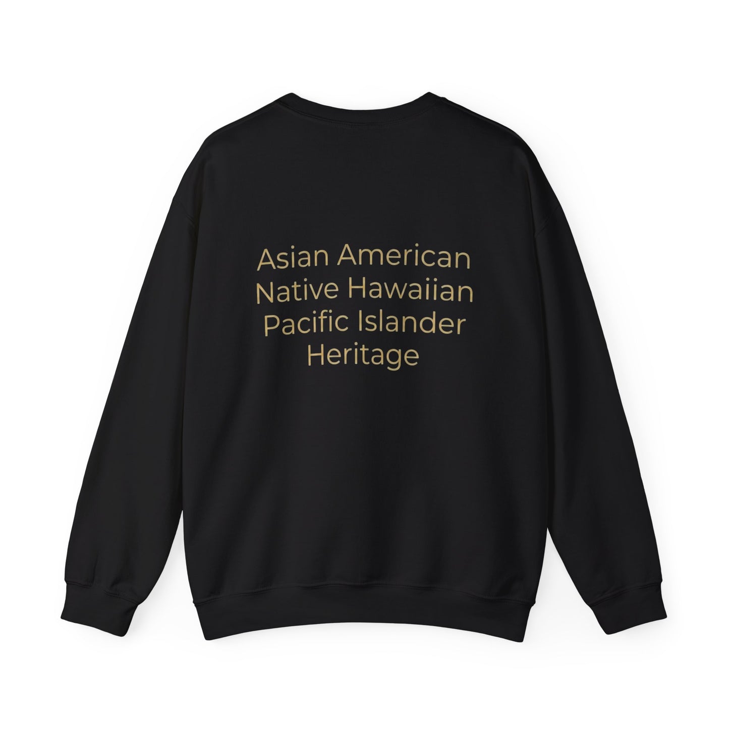 "AANHPI Heritage Pride" Crewneck Sweatshirt — Asian American Native Hawaiian Pacific Islander Heritage Month Pullover