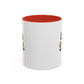 "Mẹ Fuel" Accent Coffee Mug — Retro Vietnamese Typography (11oz)